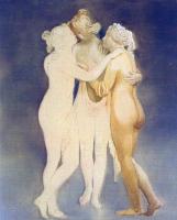 Dali, Salvador - Untitled-After Canova's Three Graces